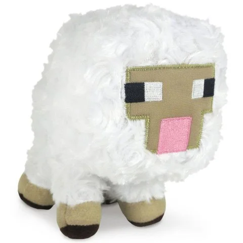 Minecraft Baby Sheep 7 Inch Plush Toy Image 1