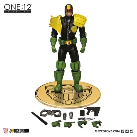 Mezco One:12 Collective Judge Dredd Action Figure - Judge Dredd Image 1