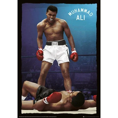 Muhammad Ali Knockout - Metallic Poster - 47x67cm Image 1