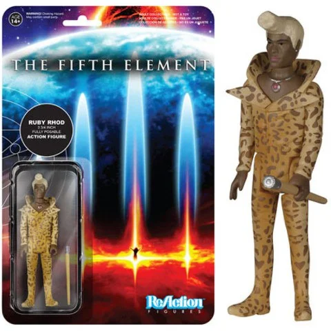 ReAction Fifth Element Ruby Rhod 3 3/4 Inch Action Figure Image 1