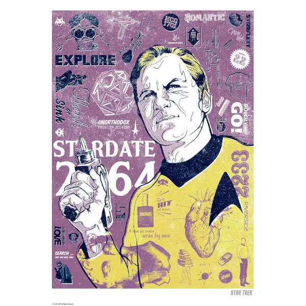 Le Cerveau de Spock Lithographie Giclée Edition Limitée Zavvi Image 1