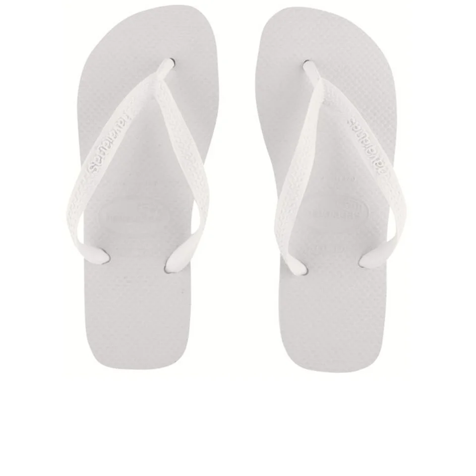 Havaianas Unisex Top Flip Flops - White - 3/4 - Blanc Image 1