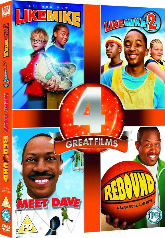 4 Great Films - Like Mike 1 and 2 / Rebound / Meet Dave Image 1
