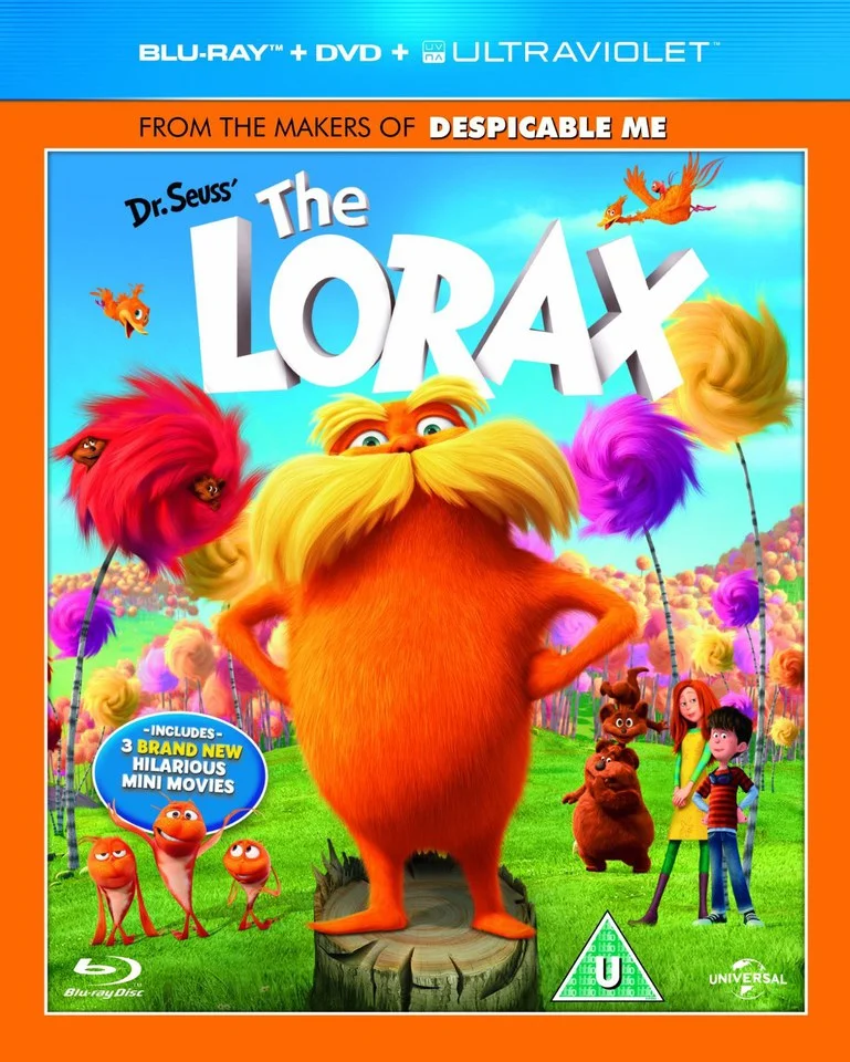 Dr. Seuss The Lorax (Blu-Ray, DVD and UltraViolet Copy) Image 1