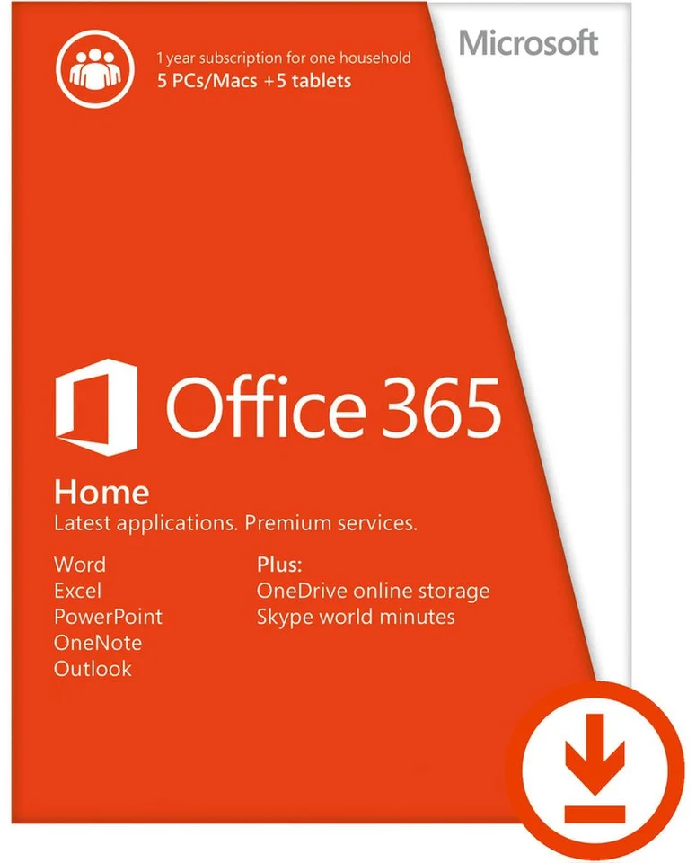 Microsoft Office 365 Famille – 1 An Image 1
