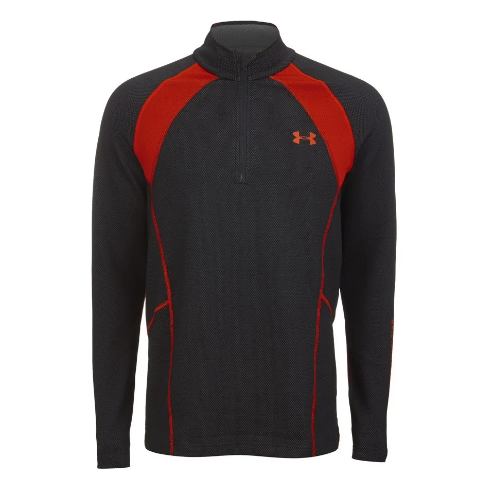 Under Armour Men's Cold Gear Infrared Thermo 1/4 Zip Top - Black - S - Noir Image 1