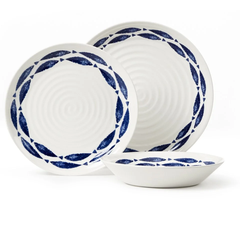 Service de Table 12 Pièces -Sieni Fishie On A Dishie Image 1