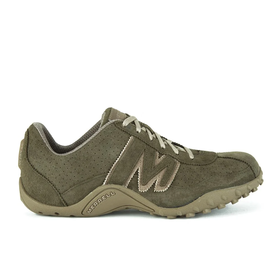 Merrell Men's Sprint Blast Perf Hiking Shoes - Hunter Brown - UK 7 - Vert Citron Image 1