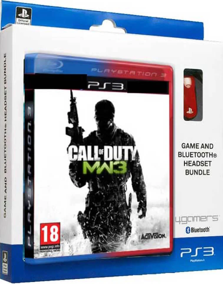 PS3 Game Case & Bluetooth Headset Bundle Image 1