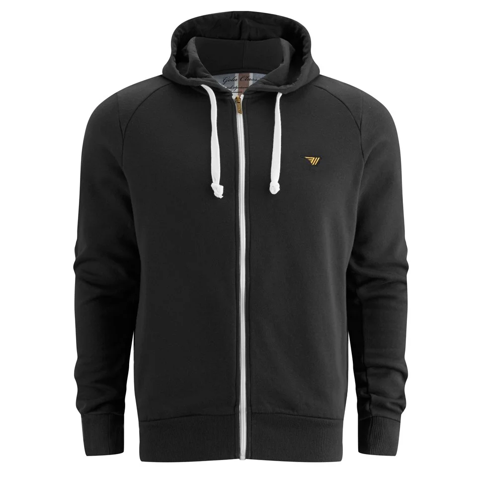 Gola Men's Wingflash Full Zip Hoody - Black - UK S - Noir Image 1