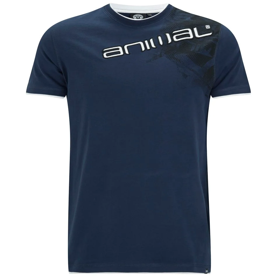 Animal Men's Linsdo Deluxe T-Shirt - Indigo - S - Bleu Image 1