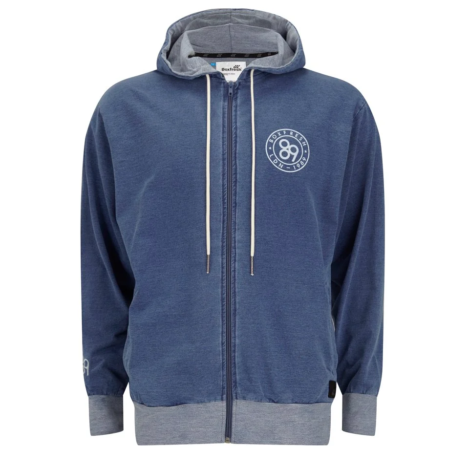 Boxfresh Men's Harrop Hoody - Blue Indigo - S - Bleu Image 1