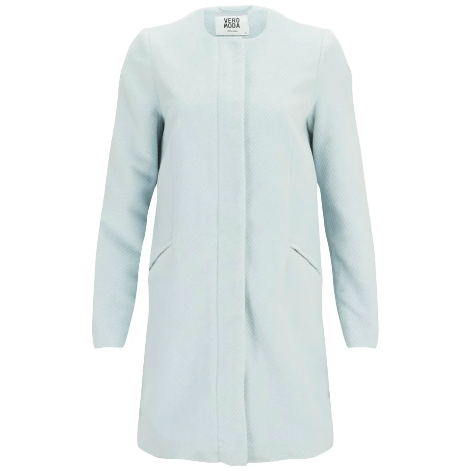 Manteau Vero Moda Money -Bleu Pastel - XS/UK 8 - Bleu Image 1