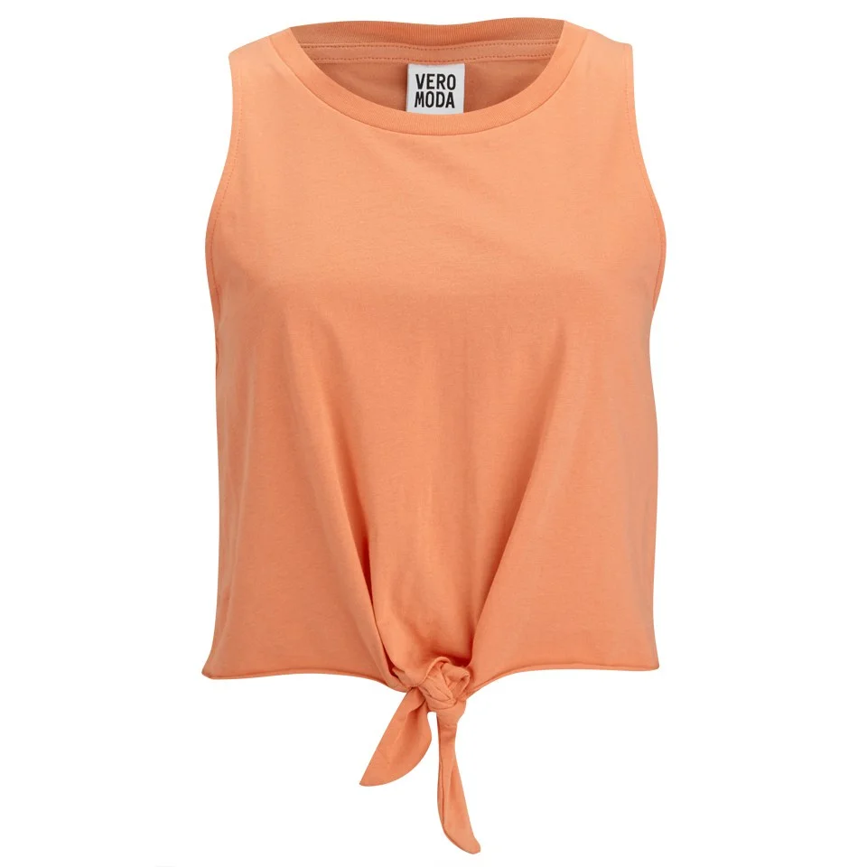 Vero Moda Women's Chillo Top - Bird of Paradise - UK 8 - Orange Image 1