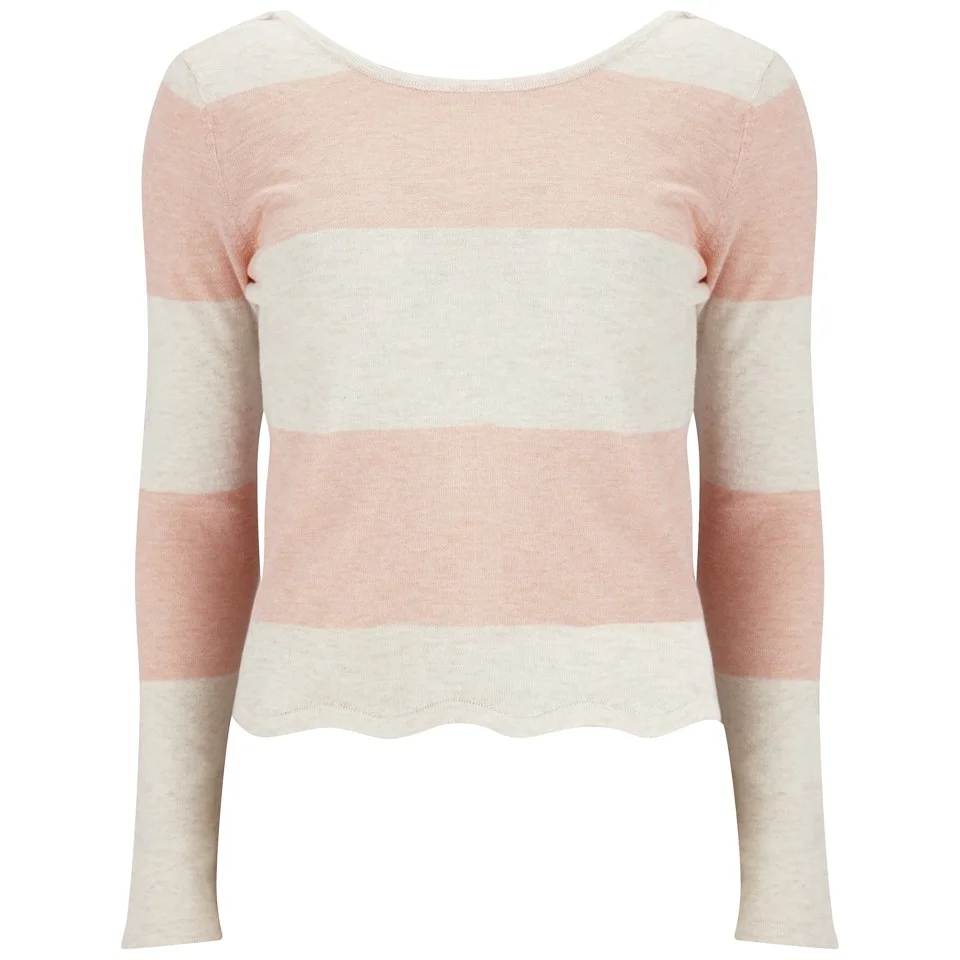 Pull Vero Moda Mirella - Pêche - UK 8 - Orange Image 1