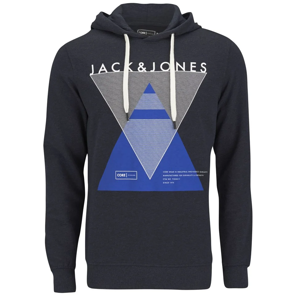 Jack & Jones Men's Covan Hoody - Dress Blue - S - Bleu Image 1