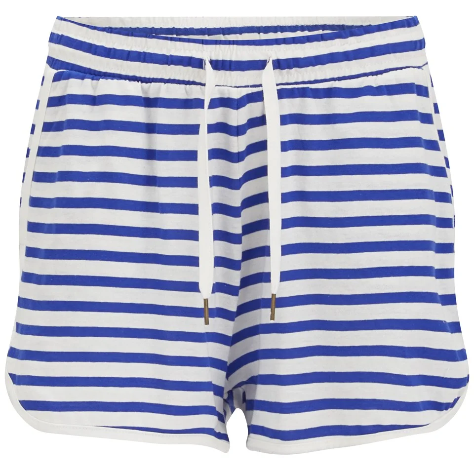 Vero Moda Women's Beaty Striped Shorts - Olympian Blue - XS/UK 8 - Multi Image 1