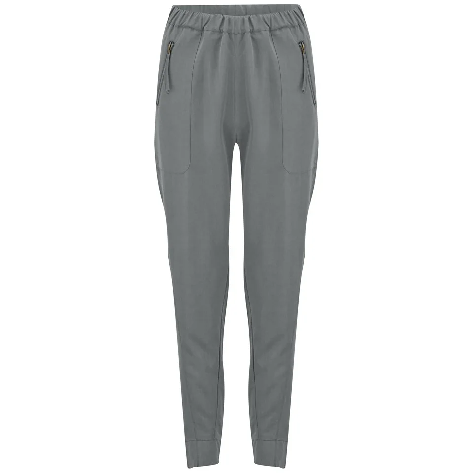 Vero Moda Women's Indi Loose Trousers - Pewter - XS/UK 8 - Gris Image 1