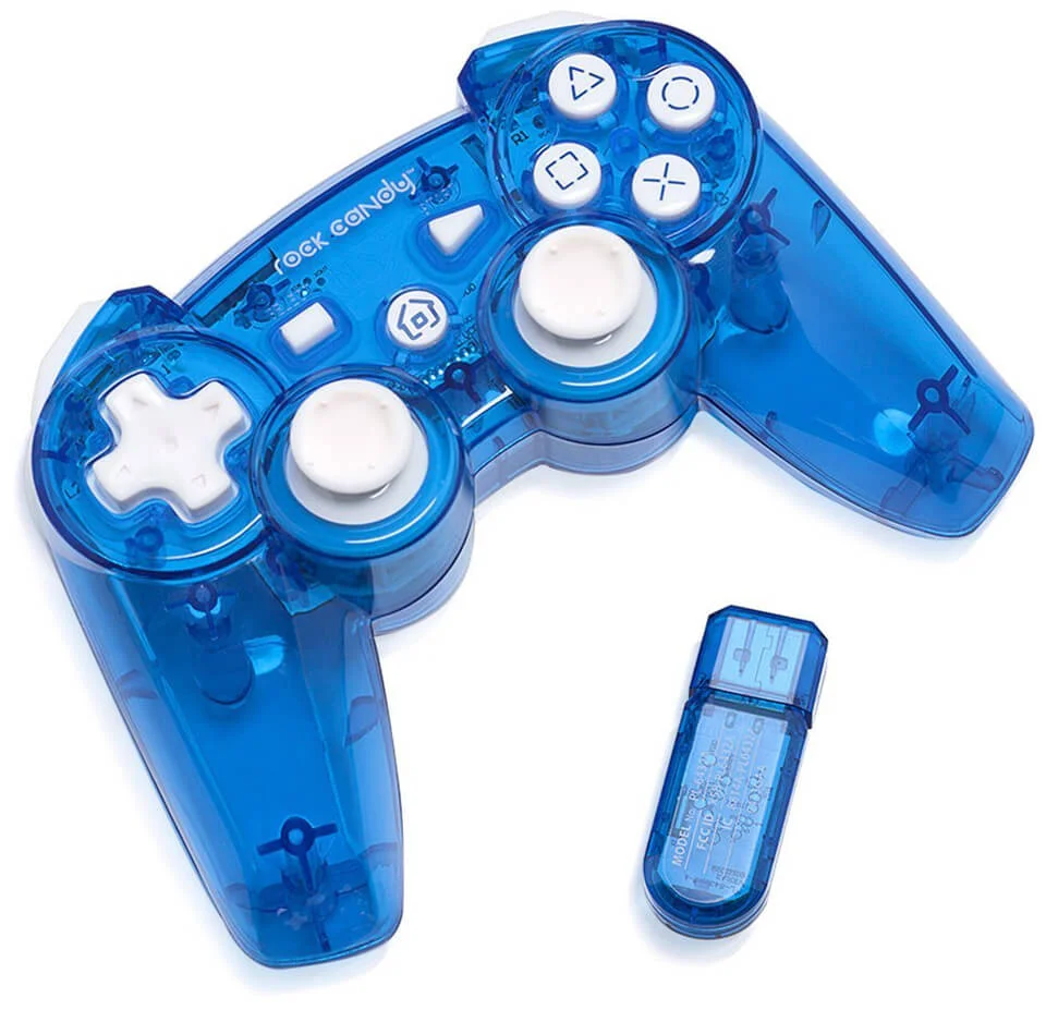 Rock Candy Blueberry Boom Wireless PS3 Controller Image 1