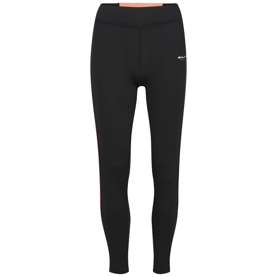 Gola Women's Selter Full Length Training Tights - Black/Coral - UK 8 - Noir Image 1
