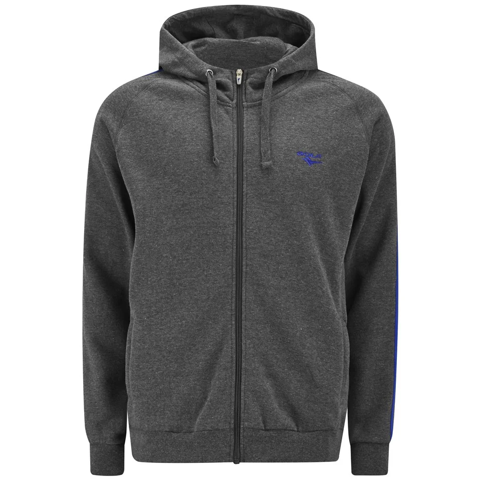 Gola Men's Miller Full Zip Hoody - Charcoal Marl - S - Gris Image 1