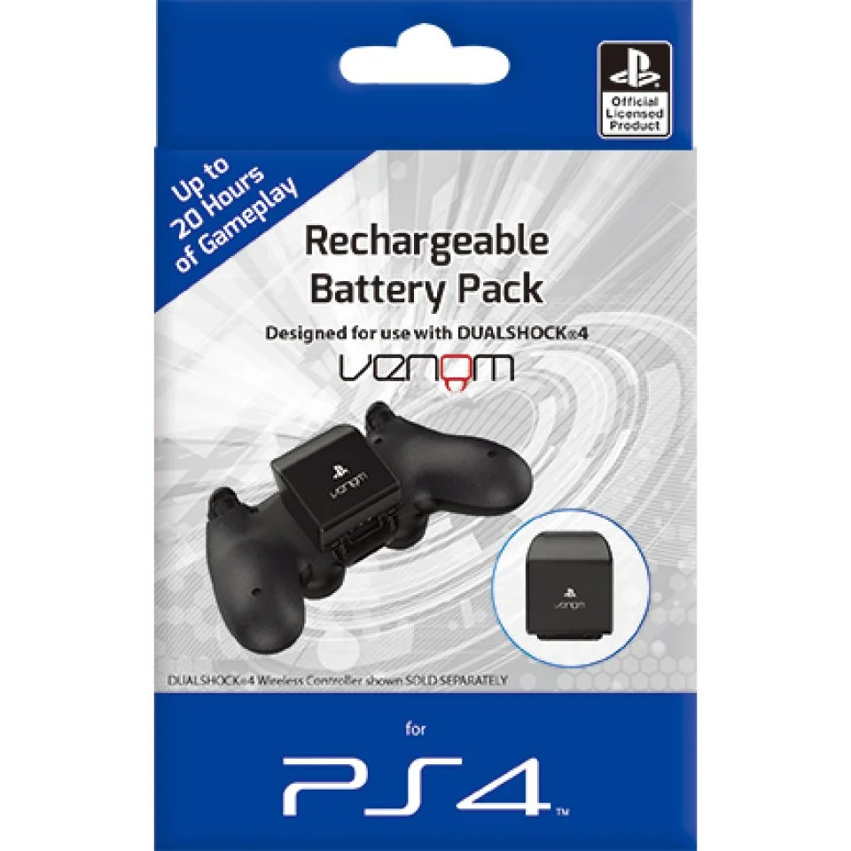 Pack Batterie Rechargeable PS4 -Noir Image 1