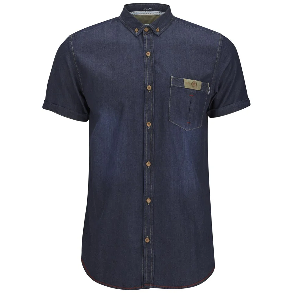 Soul Star Men's MS Denneck Shirt - Denim Blue - S - Bleu Image 1