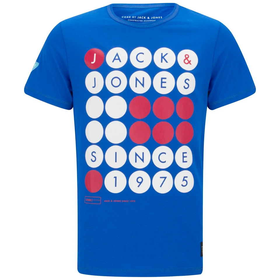 Jack & Jones Men's Colour T-Shirt - Turkish Sea - S - Bleu Image 1