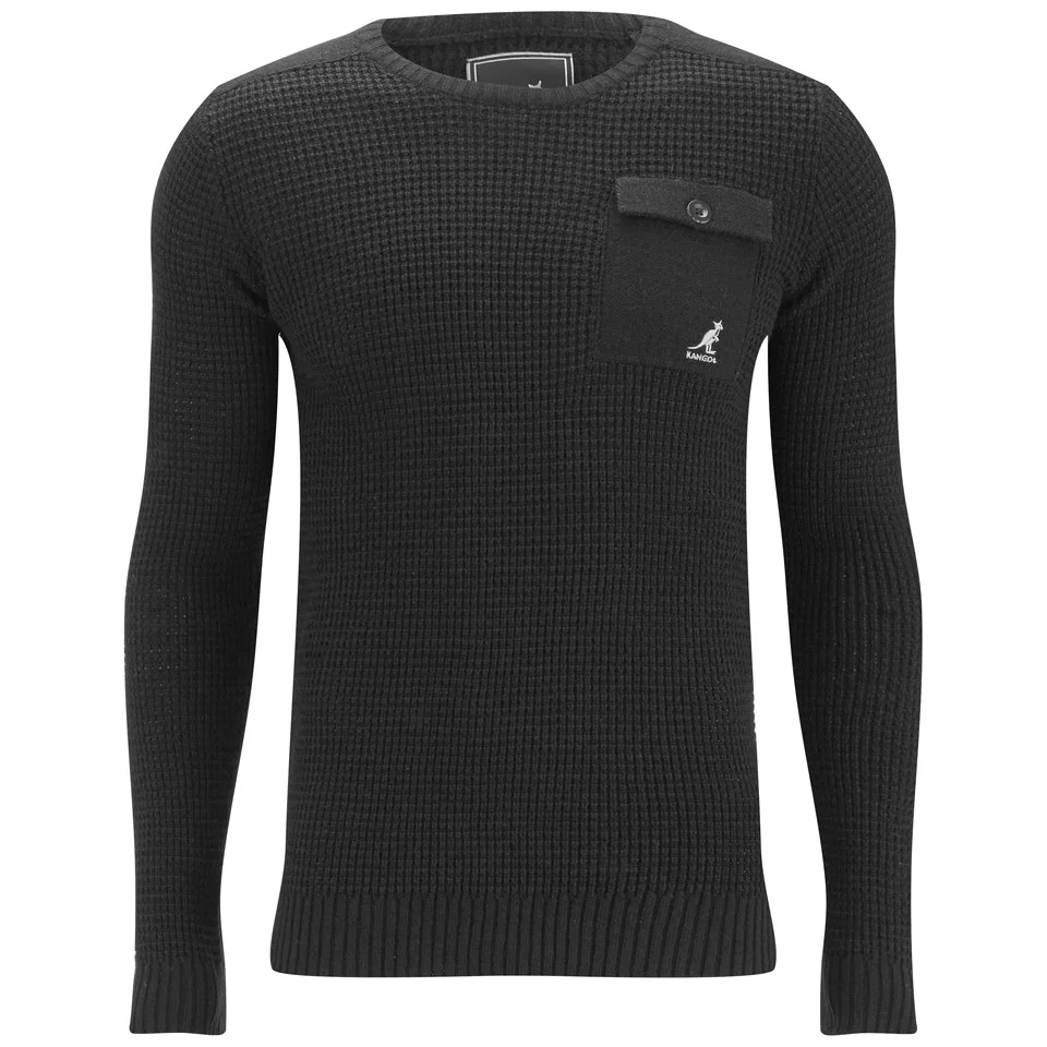 Kangol Men's Tenby Knitted Jumper - Black - S - Noir Image 1