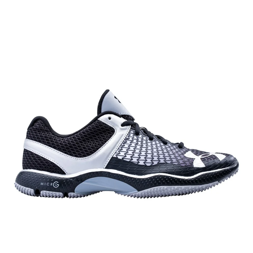 Under Armour Men's Micro G Elevate Training Shoes - Black/Metallic Silver - UK 6 - Noir/Gris Image 1