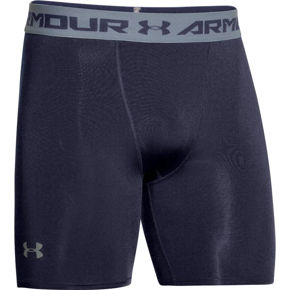 Under Armour Men's Armour HeatGear Compression Training Shorts - Midnight Navy/Steel - S - Bleu Image 1