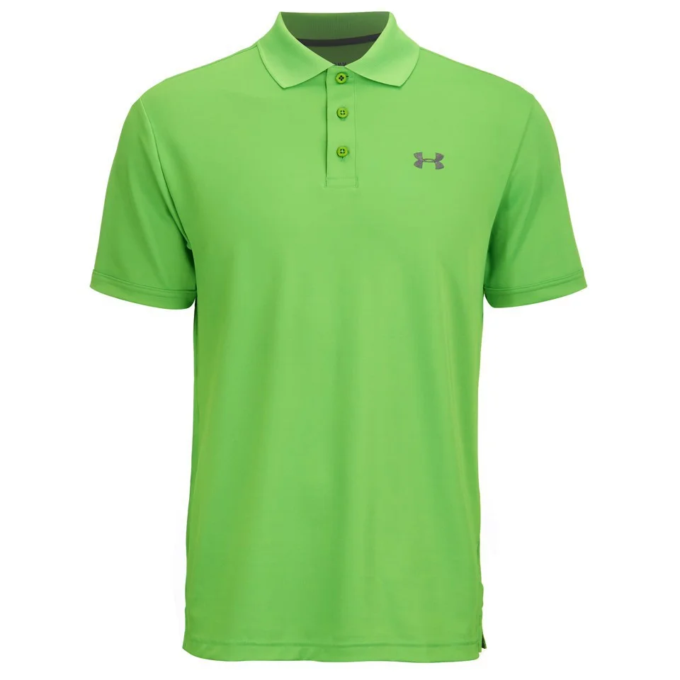 Under Armour Men's Ua Performance Polo Shirt - Academy Green Energy - S - Vert Citron Image 1