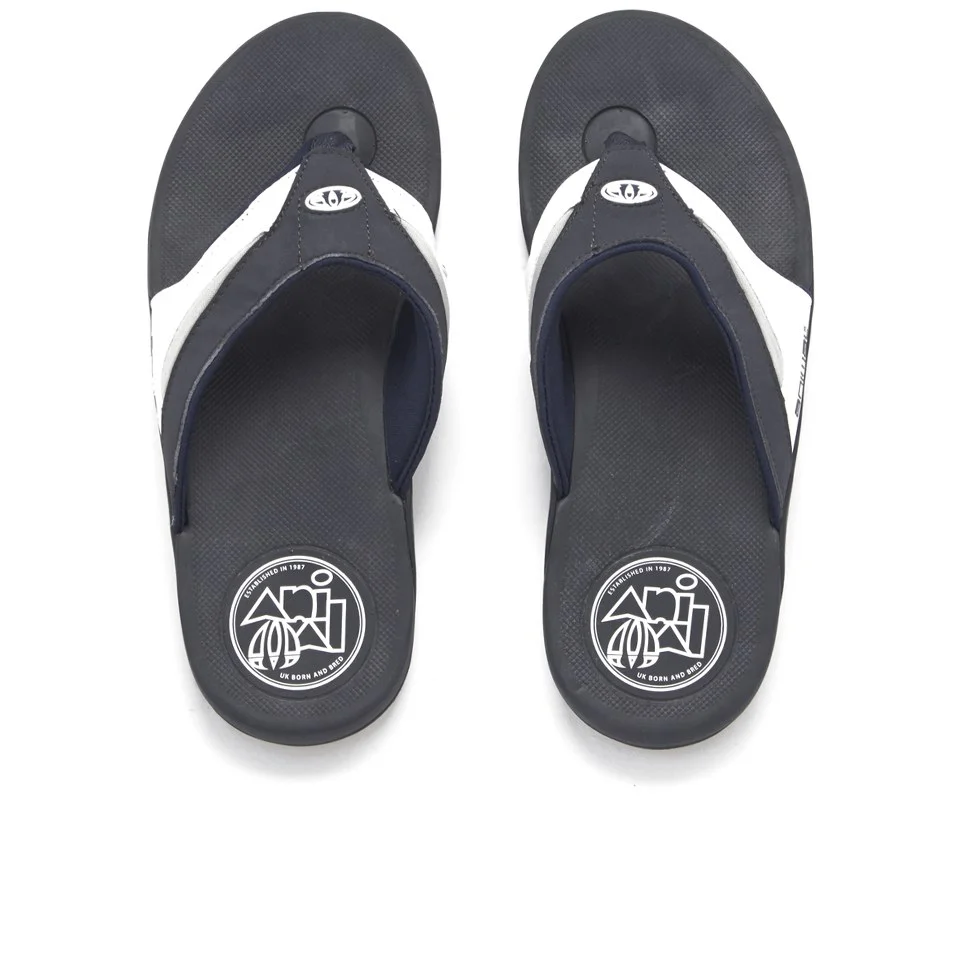 Animal Men's Fader Premium Flip Flops - Navy - UK 7 - Bleu Image 1