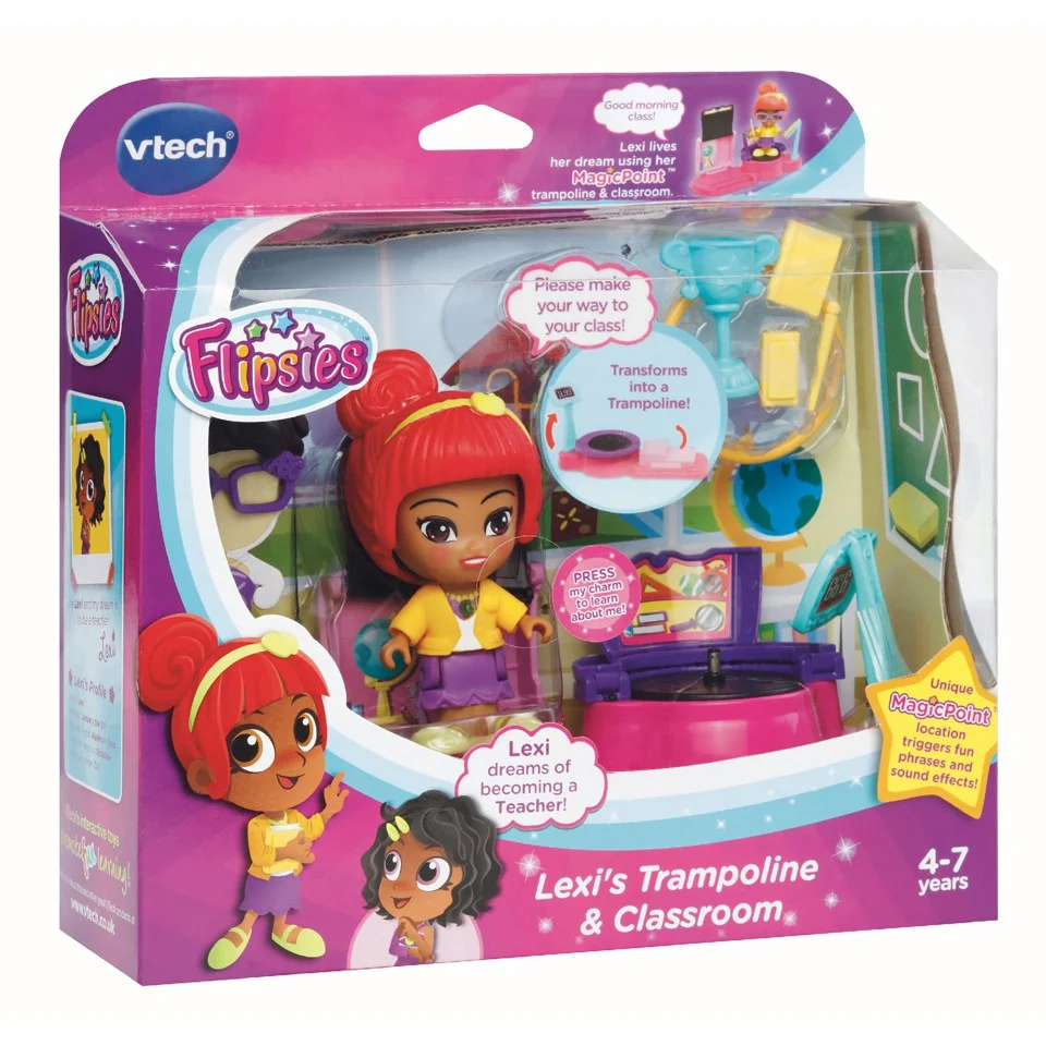 Vtech Flipsies Lexi's Football Goal and Classroom Image 1