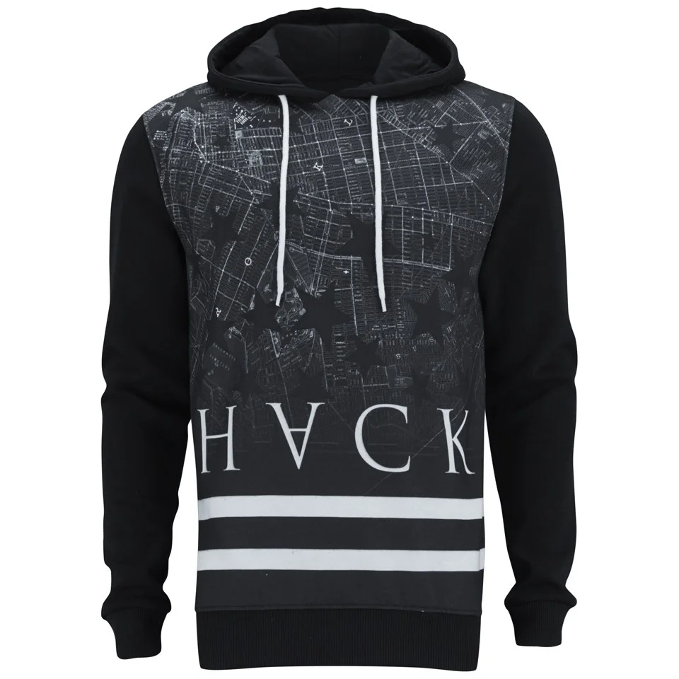 Hack Men's Thule Print Hoody - Black - S - Noir Image 1