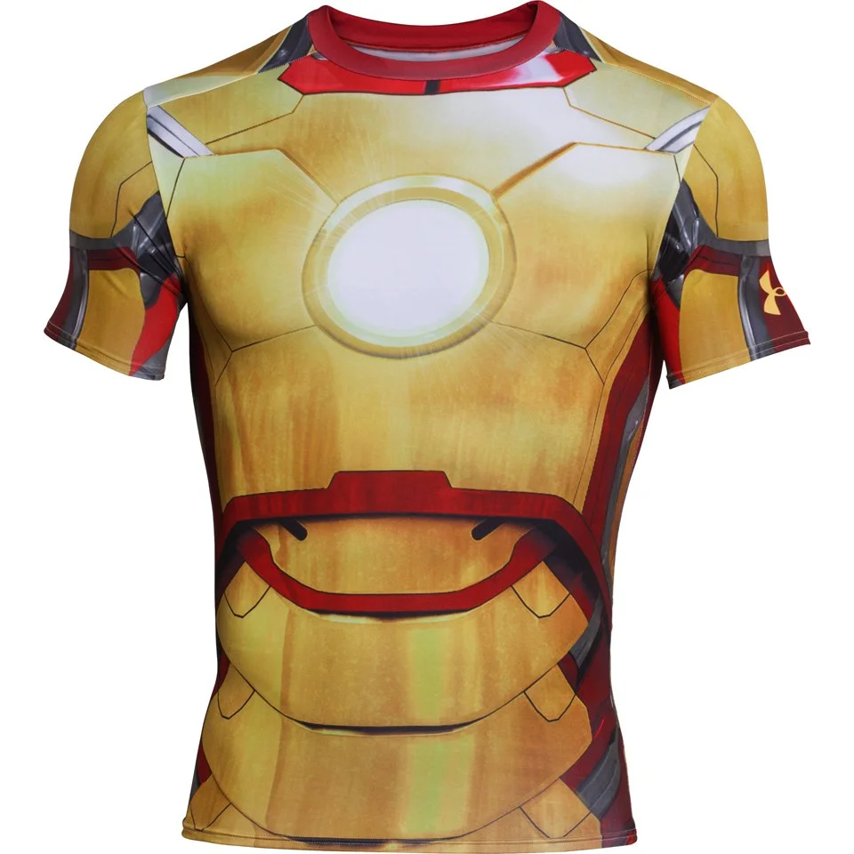 T-Shirt Under Armour® Alter Ego Iron Man 2 - Or / Rouge / Argenté - S - Gold/Red/Silver Image 1
