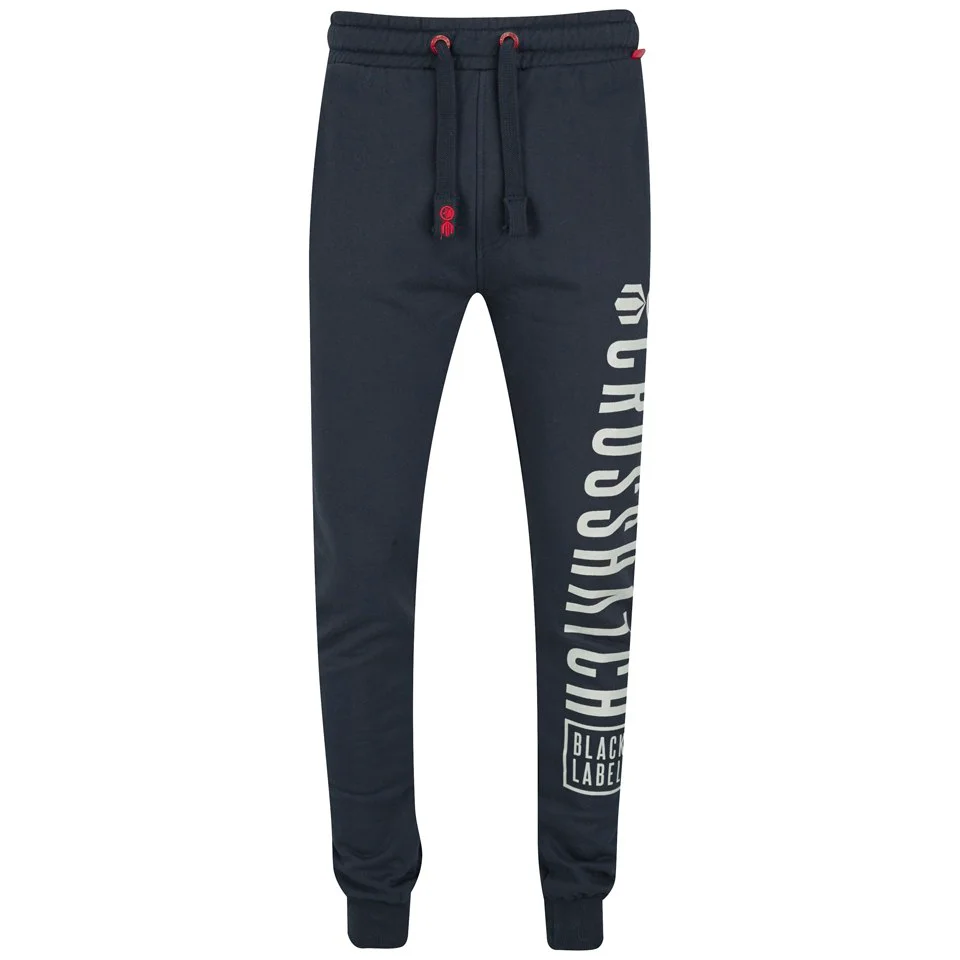 Crosshatch Men's Fitzroy Sweatpants - Total Eclipse - S - Bleu Image 1
