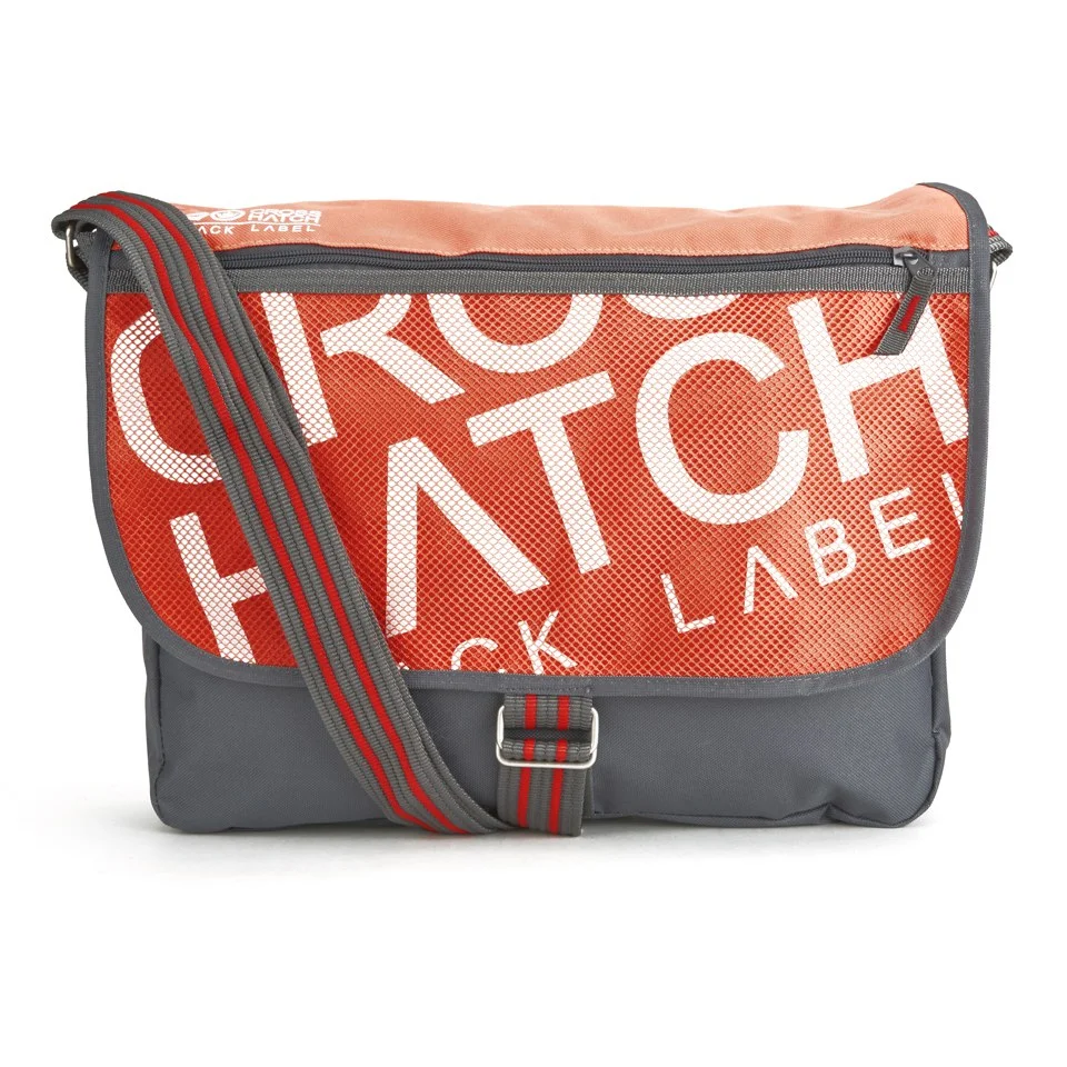 Crosshatch Men's Nabure Messenger Bag - Magnet/Flame Image 1