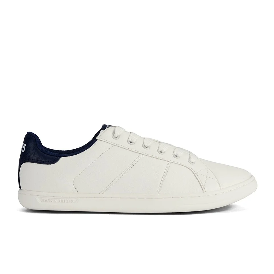 Jack & Jones Men's Brooklyn PU Sneakers - Cloud Dancer - UK 6 - Blanc Image 1