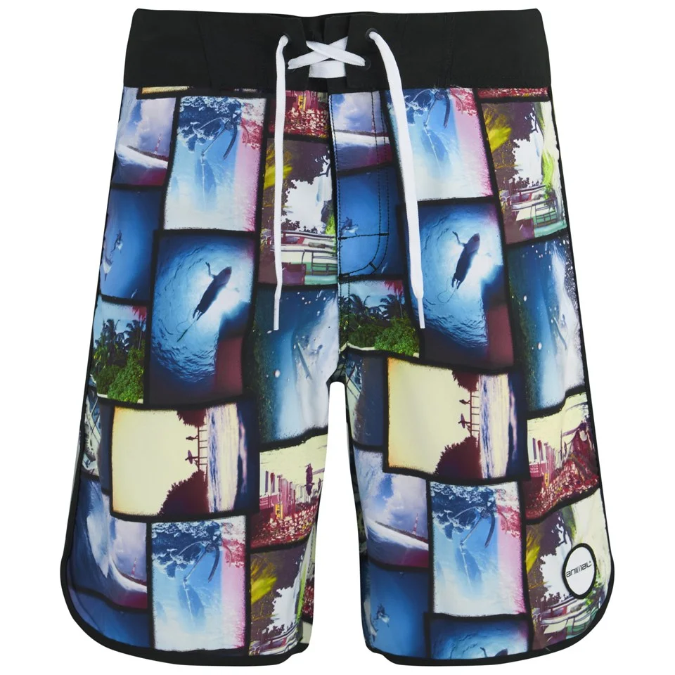 Animal Men's Boel Fixed Waist Boardshorts - Multi - W30 - Multi Image 1