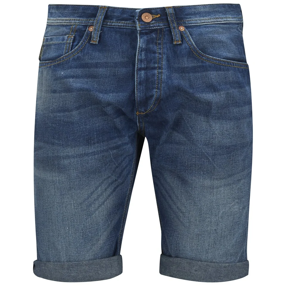 Jack & Jones Men's Rick Original Shorts - Mid Blue - S - Bleu Image 1
