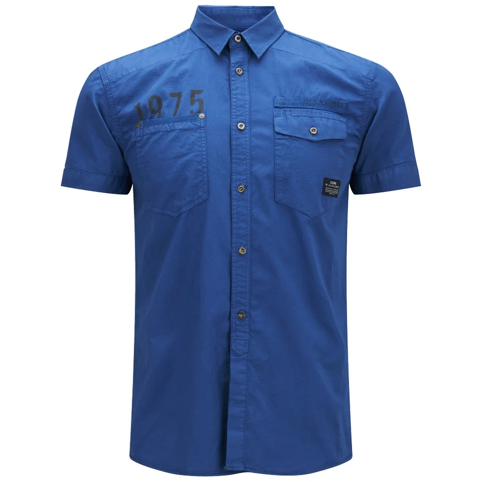 Jack & Jones Chemise à Manches Courtes Bade - Cobalt - S - Bleu Image 1