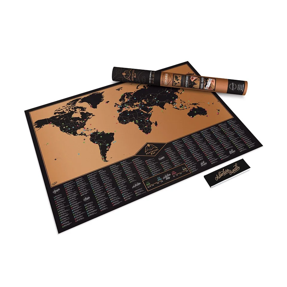 Carte du monde à gratter Image 1