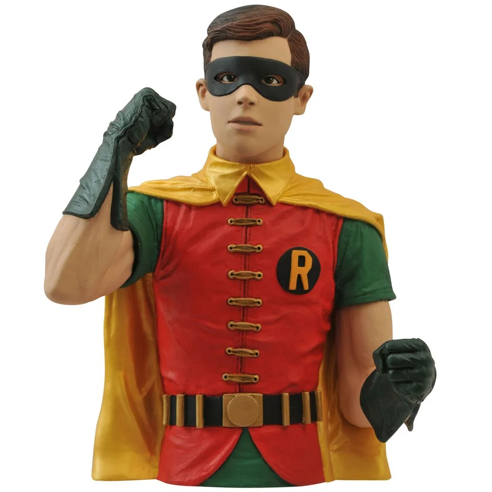 Diamond Select DC Comics Batman 1966 Robin Bust Bank Image 1