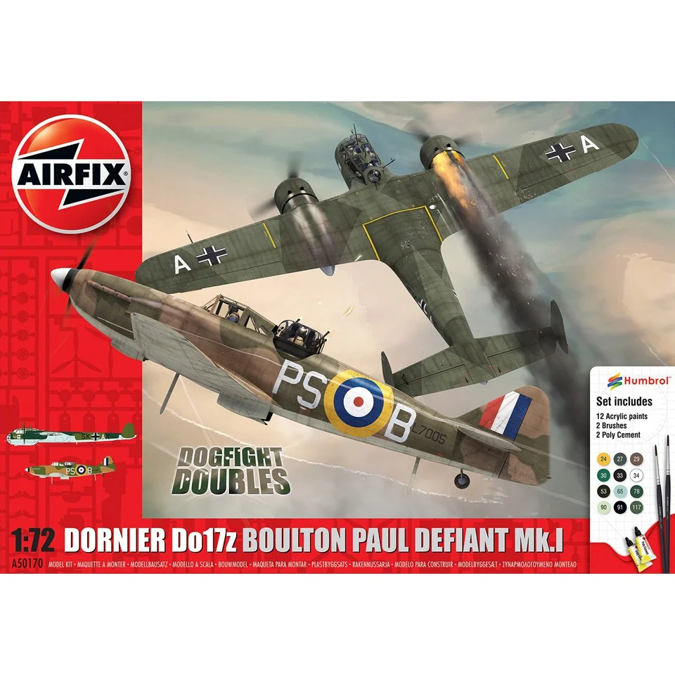 Airfix Dogfight Double Defiant/Dornier Image 1