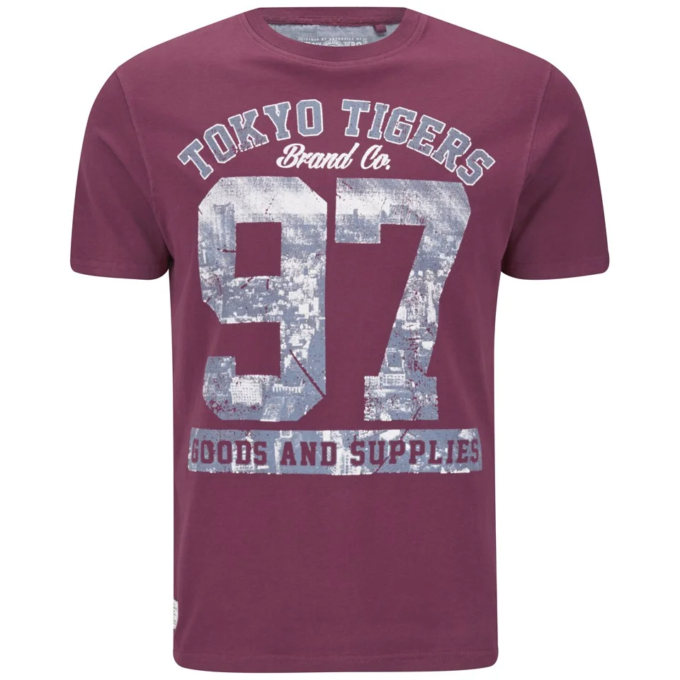 Tokyo Tigers Men's Klecko T-Shirt - Claret - S - Rouge Image 1