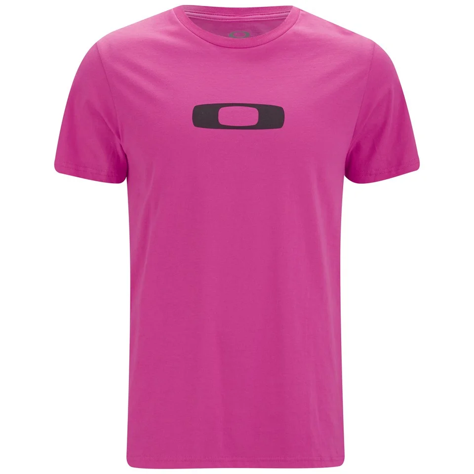 Oakley Men's Square Me T-Shirt - Fuchsia - S - Rose Image 1