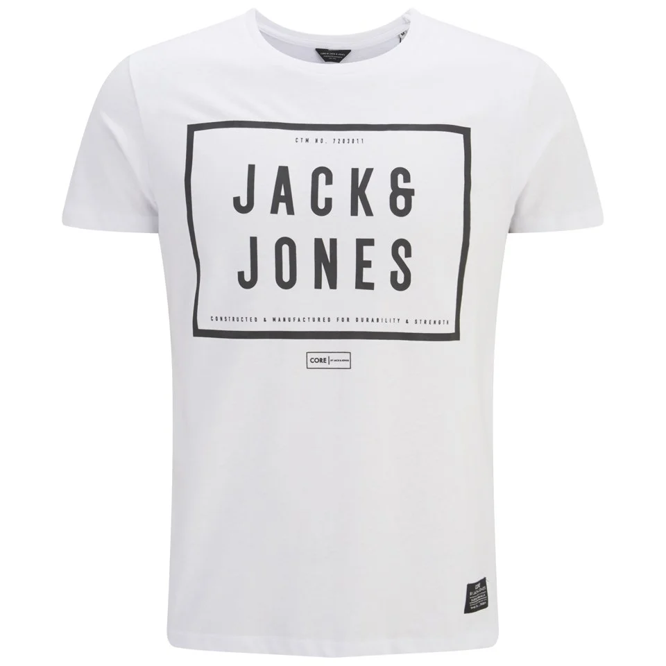 Jack & Jones Men's Core Fresh T-Shirt - White - S - Blanc Image 1