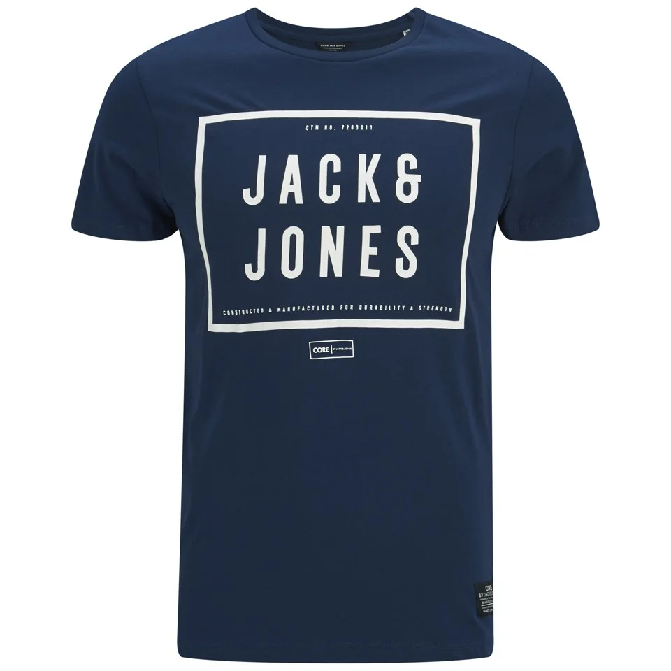 Jack & Jones Men's Core Fresh T-Shirt - Dress Blues - S - Bleu Image 1