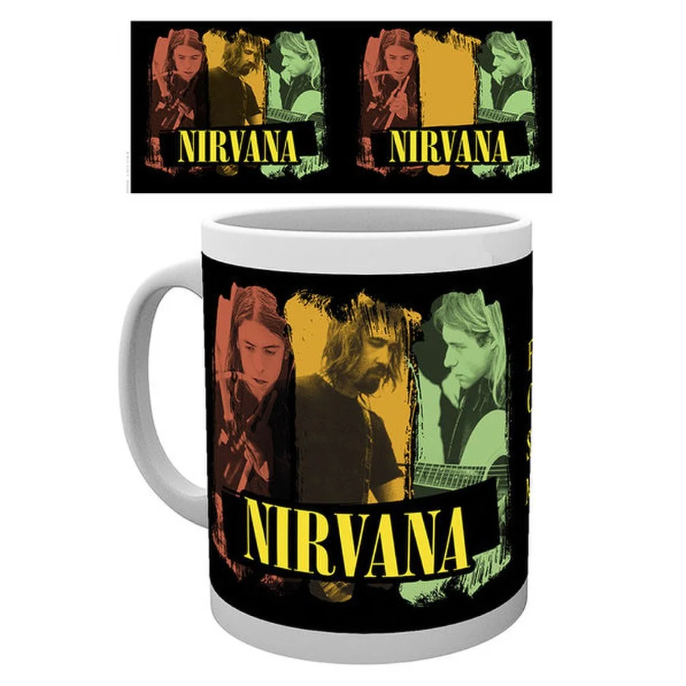 Nirvana Band Collage - Mug Image 1